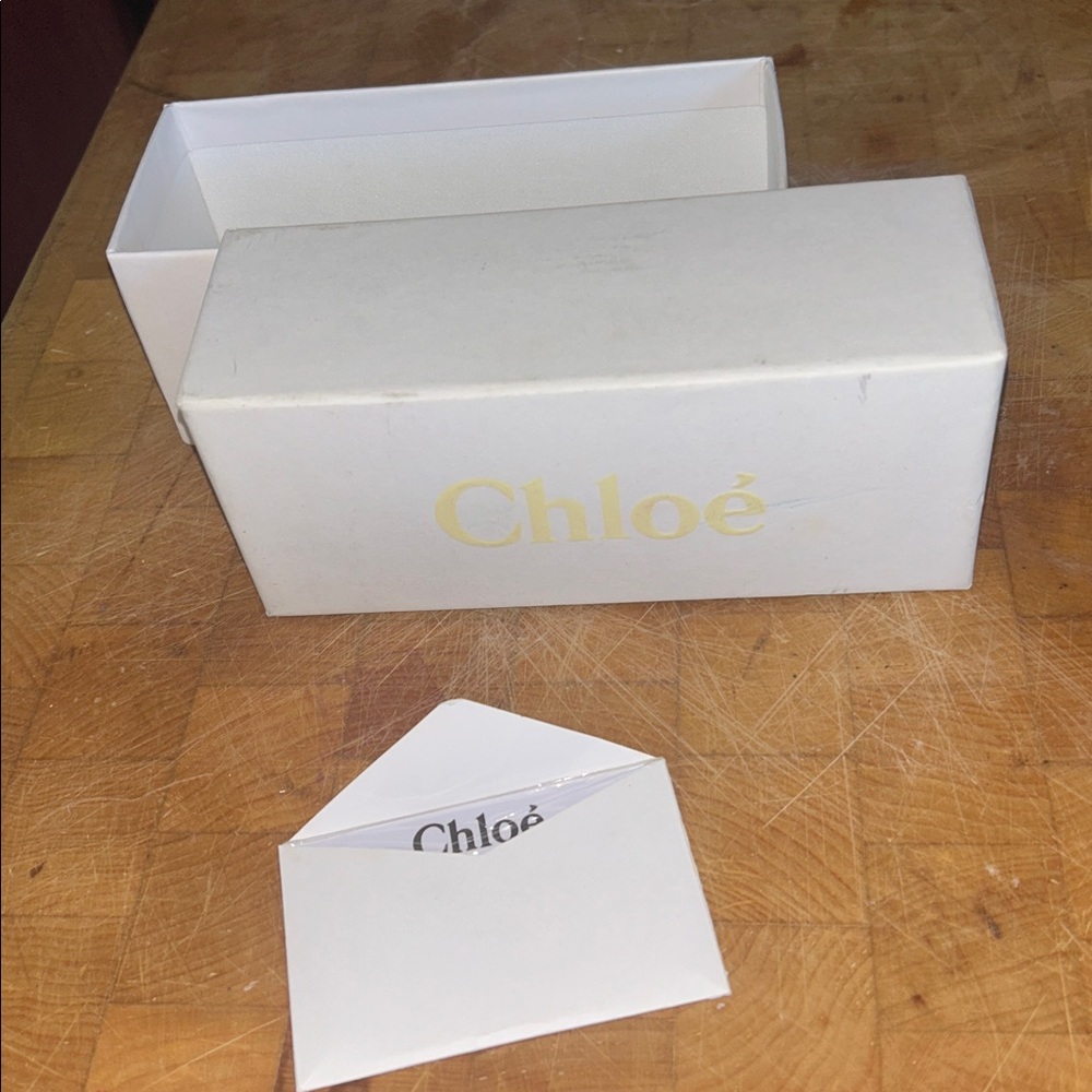 Chloe White and Gold Accessory Box